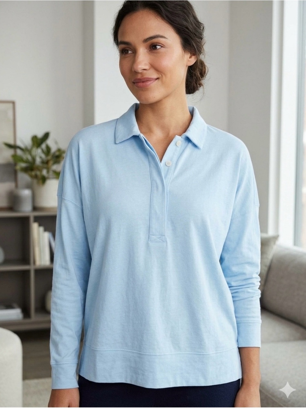 Peter Millar Sky Blue Button Down Shirt